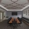 Ekena Millwork 66 56W x 66 56H x 14T Large May Decorative Fretwork Wood Ceiling Panels, Walnut CELW67X67X0250MAYWA - alternate 10